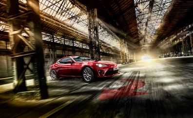 2017 Toyota 86 Sports Car, red car