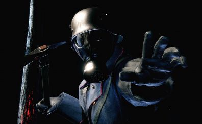 Battlefield 1, game, gas mask, soldier