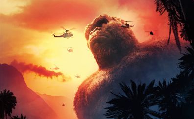Kong: skull island, movie, 2017 movie, 4k, kong