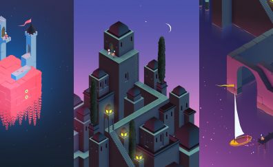 Monument Valley 2, video game, game, 4k