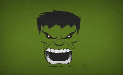 Marvel comics, hulk face