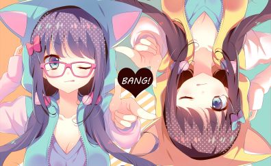 Bang, anime girls
