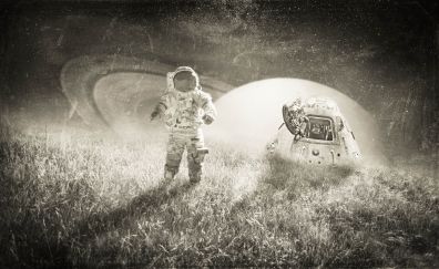 Astronaut monochrome