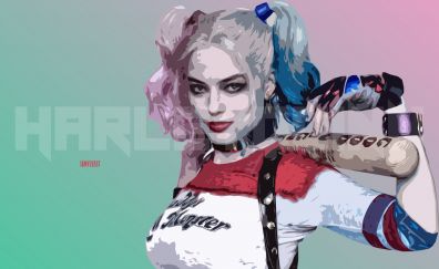 Harley Quinn, Margot Robbie, art