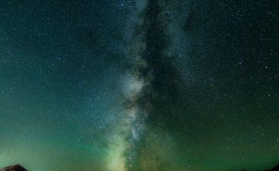 Milky way, galaxy, starry night, 4k