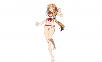 Anime girl in bikini, sword art online