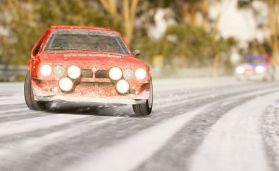 Lancia delta integrale car in forza horizon 3 video game