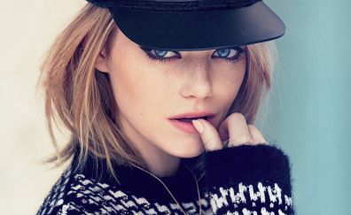 Gorgeous Emma Stone, cap