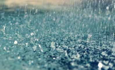 Rain, rain drops, splashes, water