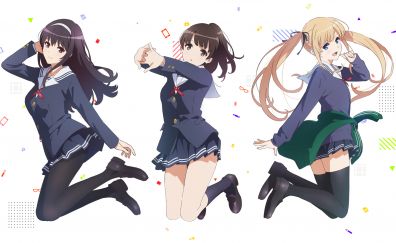 Eriri Spencer Sawamura, Megumi Kato, Utaha Kasumigaoka, Saenai Heroine no Sodatekata, anime girls