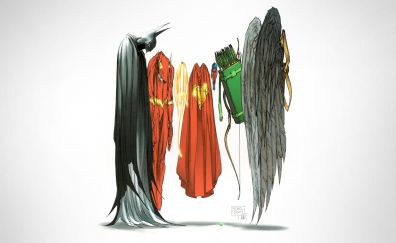 Justice league on leave, costume, humor