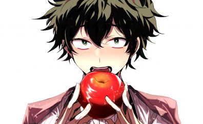 Tenya Iida eating apple, Boku no Hero Academia, My Hero Academia
