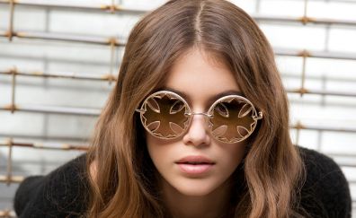 Kaia Gerber, celebrity, sunglasses