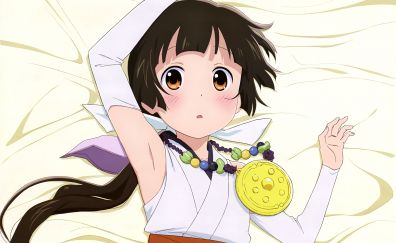 Machi Amayadori, Kuma Miko, anime girl, cute