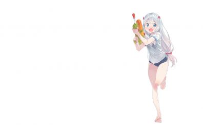 Hot Sagiri Izumi, playtime, run, anime girl