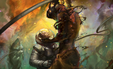 Astronaut fantasy artwork