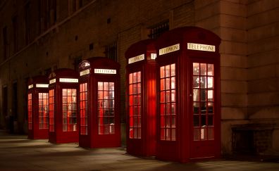 Red Telephone booths