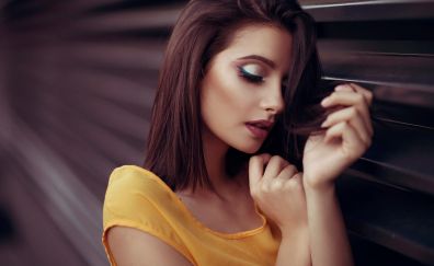 Alexandra Domnita, model, makeup