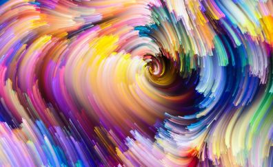 Colorful swirl, digital artwork