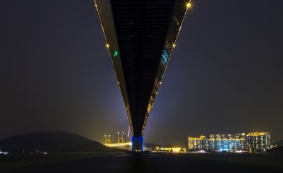 Bridge in night