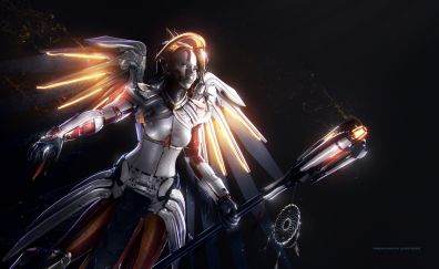 Mercy, robotic art, video game