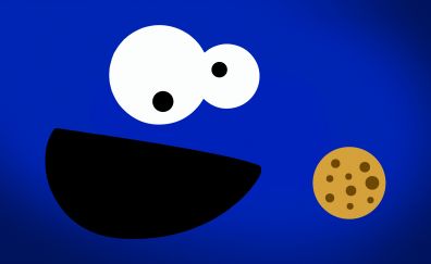Sesame Street TV show, cartoon, cookies