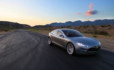 Tesla model s electric car
