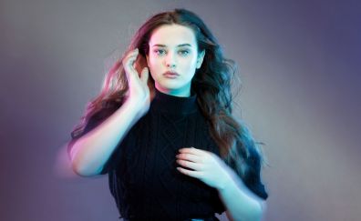 Katherine Langford, celebrity, colored hair