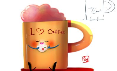 Coffee cup, art