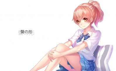 Sit, anime girl, Shouko Nishimiya