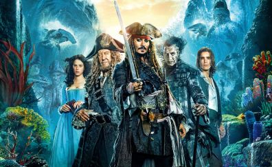 Pirates of the Caribbean Dead Men Tell No Tales, movie, 4k