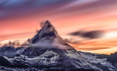 Natural landscape alps Matterhorn