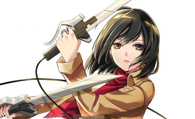 Cute Mikasa Ackerman, Attack on Titan, anime girl