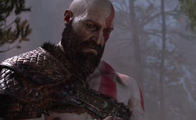 Warrior kratos, god of war, video game