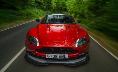 Aston martin vantage red car