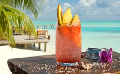 Beach, cocktail, summer, drinks