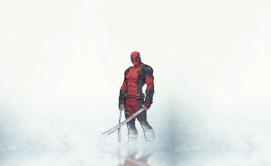 Dead pool with swords