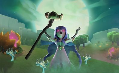 Witch of clash of clans mobile game