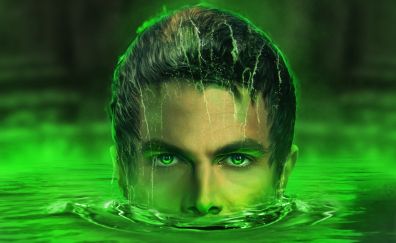 Lazarus Pit, Oliver Queen, Green arrow, season 6, face art