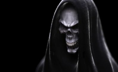 Reaper, skull, dark art