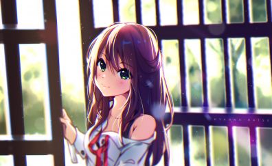 Cute Long hair anime girl