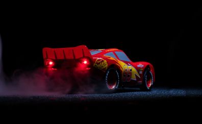 Lightning McQueen, cars 3, movie, pixar, disney, 4k