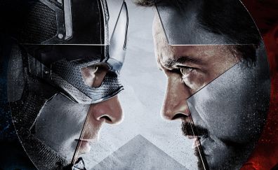 Captain America vs Iron man, marvel comics superheroes