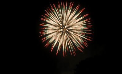 Fireworks, celebrations, night