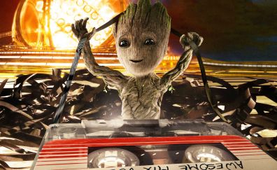 Happy Baby Groot, Guardians of the galaxy vol. 2, 2017 movie