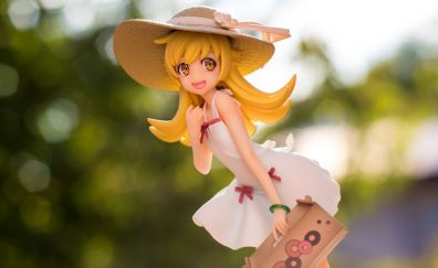 Blonde anime girl, hat, monogatari
