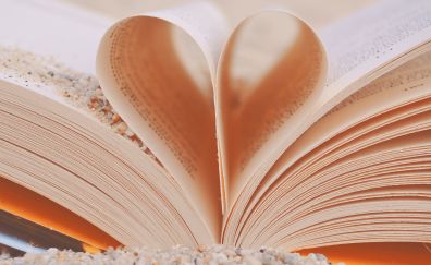 Book, heart, love