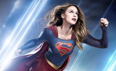 Supergirl season 3, fly, Melissa Benoist, actress