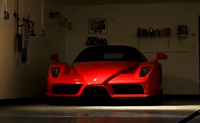 Ferrari red sports car
