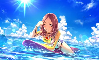 Marina Sawada, surfer, anime girl
